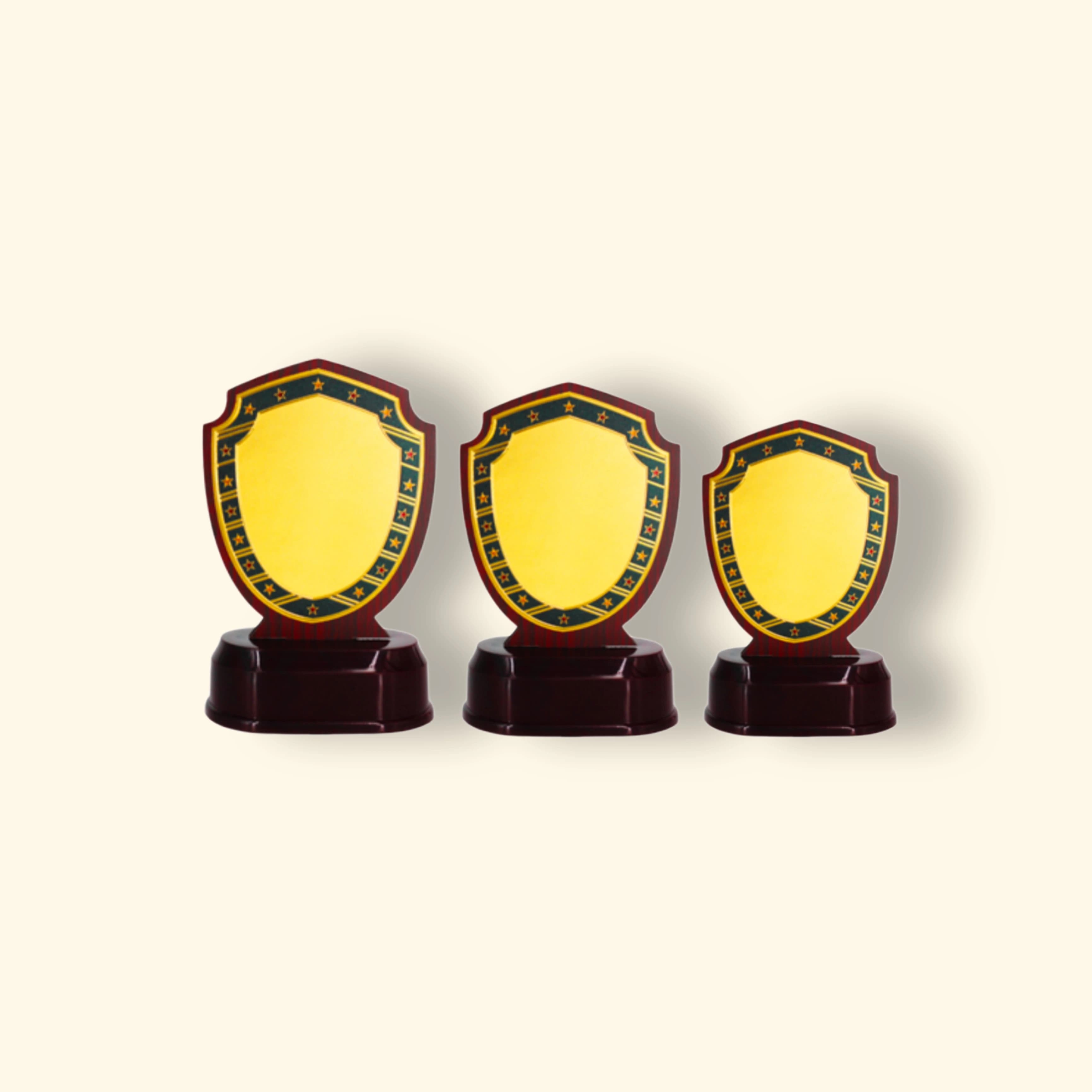 Wooden Shield Trophy