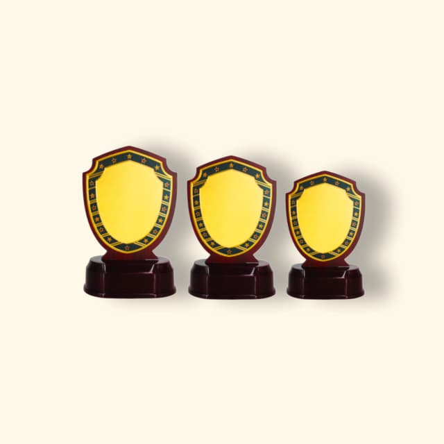 Wooden Shield Trophy